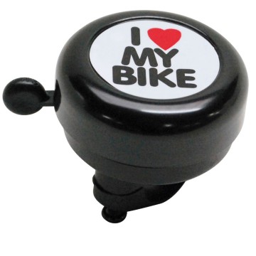 Sonnette Timbre Alu ''I Love My Bike'' P2R (Cycle)
