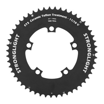 Plateau Route Exterieur Time Trial Clm Pour Shimano Dura-Ace 9000/Ultegra 6800/105 5800 Ct2 Stronglight Compatible Stronglight