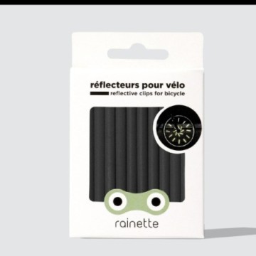 Reflecteurs Pour Rayons De Velo Gris/noir