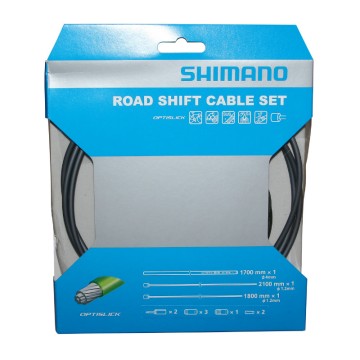 Transmission Derailleur Shimano Cable Optislik Kit Transmission 2Cables/2 Gaines Shimano
