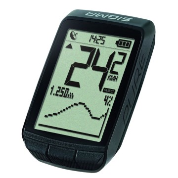 Compteur Sigma Pure Gps Sans Fil Grand Ecran Pour Gps-Vitesse-Distance-Altitude Sigma (Cycle)