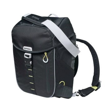 Sacoche Arriere Velo Laterale Basil Miles Daypack Lateral Droit/Gauche Waterproofpossibilite Sac Bandouliere + Sac A Dos Basil