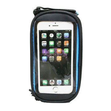 Sacoche De/Potence Velo Smartphone Pour Telephone Portable / I-Phone Fixation A Velcro Selection P2R (Cycle)